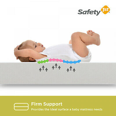 MATTRESS CRIB FOAM TODDLER Bed Baby Waterproof Infant Comfort